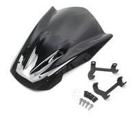 Windscreen Motorcycle Windscreen Deflectors For MT07 FZ07 2013-2017 Wind Fairing Front Flyscreen With Bracket Screen Spoiler windproof Fairing(Smoke)