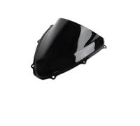 Windscreen Motorcycle Windscreen For Suzuki GSXR600 GSXR750 K6 K7 2006 2007 Double Bubble Wind Deflectors Extension Spoiler Screen windproof Fairing(Black)