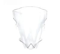 Windscreen Motorcycle Windshield Deflectors For YZF-R6 YZF600 2008-2016 Double Bubble Shield Extension Wind Spoiler Airflow windproof Fairing(Transparent)