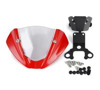 Windscreen Motorcycle Windshield Spoiler For Ducati Monster 950 937 2021 2022 Wind Deflectors Screen Shield Cover Parts Fairing windproof Fairing(RED)