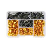 Windscreen Nuts Motorcycle Windscreen Fairing Bolts Kit For MV Agusta Motorcycle Screw Kit(GOLD,177PCS)