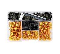 Windscreen Nuts Motorcycle Windscreen Fairing Bolts Kit For MV Agusta Motorcycle Screw Kit(GOLD,190pcs)