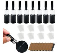 Windscreen Repair Kit 8 Sets Car Windshield Crack Repair Kit Glass Repair Kit for Fixing Cracks Scratch Chips Nicks Half-Moon Star-Shaped Bulls-Eye, Windscreen Repair Kit