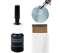 Windscreen Repair Kit,Car Windscreen Crack Repair Kit with Durable Resin,Fix Auto Windscreen Glass Cracks Chip Bulls Eye Star Break Half Moon,Windscreen Chip Repair Kit,5 Min Quick Glass Repair Kit D