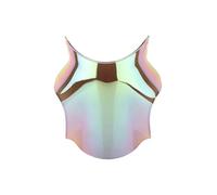 Windscreen Replacement For CB400 For CB600 For CB750 For CB900 For CB919 Universal Motorcycle Windshield Round Headlight Street Bikes Windscreen Wind Deflector Screen(1)