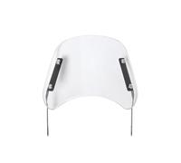 Windscreen Replacement Motorcycle Headlight Wind Deflector Windshield Universal For Most Models Windshield(White B style)