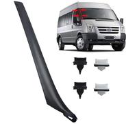 Windscreen Right Moulding Trim with Mounting Clips, A-Pillar Trim, Offside (O/S) Driver Side, Compatible with Transit MK7 Models 2006-Onwards, 1755017