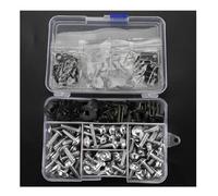 Windscreen Screws Motorcycle Windscreen Fairing Bolt For XRV750 Africa Twin 1990-2003 RD04/RD07/RD07A CNC Aluminum Full Kit Screws Nuts Replacement Parts(Silver)