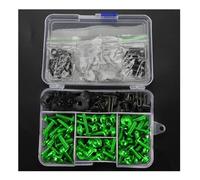 Windscreen Screws Motorcycle Windscreen Fairing Bolt For XRV750 Africa Twin 1990-2003 RD04/RD07/RD07A CNC Aluminum Full Kit Screws Nuts Replacement Parts(Green)