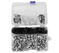 Windscreen Screws Set Motorcycle Fairing Screws Nuts Kit For Suzuki For VSTROM1000 For V-STROM 1000 XT Fastener Clips Bolts Bodywork Fixing Motorbike Fairing Bolts Kit,Nuts(Silver)