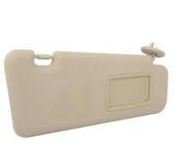 Windscreen Shade 1PC Car Sun Visor With Makeup Mirror With Light For Highlander 2008 2009 2010 2011 2012 2013 74320-48500-B0(Beige right)
