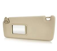 Windscreen Shade 1PC Car Sun Visor With Makeup Mirror With Light For Highlander 2008 2009 2010 2011 2012 2013 74320-48500-B0(Beige left)