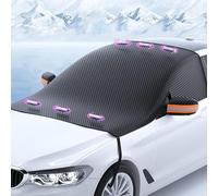 Windscreen Snow Covers Car for BMW 3 Series/5 Series/X3/X5, Front Window Windshield Ice Protection Sheets Winter, Sunshades Frost Protector Auto, Dustproof UV, R-Orange