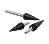Windscreen Spike Bolts for Street Glide FLHX 2014 2023 CNC Machined Aluminum for Enhanced Durability and Aggressive Look (Black)