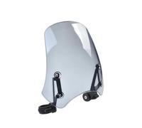Windscreen Spoiler Compatible With FXDF For Fat Bob FLD XL883N Windshield Windscreen Motorcycle Wind Deflector Screen Front Fork 40~50MM Accessories(Grey)