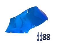 Windscreen Spoiler Fit For Harley Touring Road Glide FLTRX 2015-2023 Motorcycle 7 Inch Windshield&Screws Wind Windscreen Deflector Cover Motorbikes Deflector(Blue)