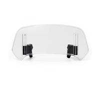 Windscreen Spoiler Fit For YAMAHA Tracer 9 GT Motorcycle Windshield Extension Adjustable Spoiler Clamp-On Windscreen Deflector Part Extension Spoiler(A Large Transparent)