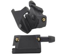 Windscreen Spray Nozzle - 2 Pieces Adjustable Front Washer Nozzles | 4-Way Construction Window Water Spray Nozzles for Cleaning Windscreens, Easy Installation