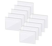 Windscreen Sticker & Parking Permit Holder for Car -✮Lifetime Guaranteed✮|10-Pack| Self-Adhesive Parking Ticket Holder - Waterproof, Transparent Sleeve for Tickets, Disabled Cards, Notes