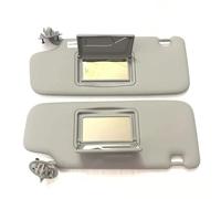 Windscreen Sun Blocker Grey Sun Visor Makeup Mirror Fit for Daewoo Matiz for Chevrolet Chevy for Sonic Spark 2012-2016 parts(A pair)