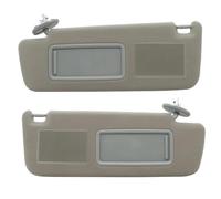 Windscreen Sun Blocker Sun Visor For Prado LC120 2003-2009 Driver Passenger Side with LED Lamp 74310-6A020 parts(Beige 2 pair)