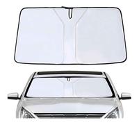 Windscreen Sun Shade for Civic 11th Generation 2022 2023 2024, Foldable Car Front Window Sunshade with Mirror Cutout UV Reflector Heat Insulator,B/Silver-L/145 * 80cm