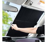 Windscreen Sun Shade for Toyota Tundra II Double Cab Standard Bed 2017-2021, Car Front Window Visor Cover UV Ray Blocker Heat Reflector Interior Accessories,65cm-CAR