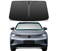 Windscreen Sun Shade for Volkswagen VW ID.4 2021-2024 Foldable Car Sun Visor Accessories 240T Sun Visor Protection Reflective Cover Blocks UV Rays and Sun Heat