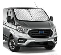Windscreen Sun Shade Set for Ford Transit Custom, Foldable Steel Ring Front Windscreen Cover and Magnetic Side Window Sun Shade Fits for 2012-2022 Transit Custom Tourneo Custom