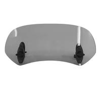 Windscreen Sun Visor Fairing For Z750 For Z800 For Er6f For Vstrom 650 For Z900 For Z1000 Motorcycle Adjustable Spoiler Clamp-On Windscreen Deflector(Small-Grey)