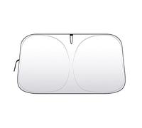 Windscreen Sunshade for Car for VOLVO V60 2011-2023 2024 2025 | 140x70cm Foldable Front Window Sun Protector | UV Ray Blocker & Interior Cooler | Car Sun Visor - Silver