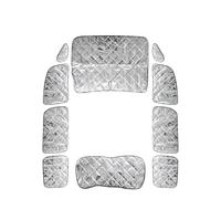 Windscreen Sunshade For Toyota For Voxy For Noah 80 Structure Car Model Specific Heatproof Shading Silver Sunshade 4 Layers Windshield Sun Shade