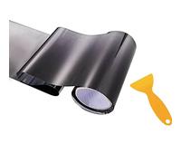 Windscreen Sunstrip Decal, Car Sun Visor Strip Tint Film Front Windshield UV Shade Banner Accessories with Scraper Windscreen Sun Strip Protect Shade Sticker (Black)