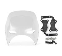 Windscreen Visor Motorcycle Windshield Covers For For CB1300 For CB400 Super Four 2019-2022 Windscreen Wind Deflectors Spoiler Bracket Windscreens(CLEAR)