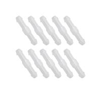 Windscreen Washer Jets Universal Car Windshield Washer Hose Kit, 2 Metre Spray Nozzle Connector, Black/White(1M Hose Set)(10PCS T-White)(10PCS I-White)
