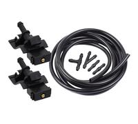 Windscreen Washer Nozzle 2X Front Windshield Wiper Washer Spray Nozzle for Toyota for Corolla for Altis for Camry for Auris for Highlander for Matrix(Nozzle and 2m Hose)