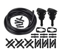 Windscreen Washer Nozzle for Subaru for Impreza WRX STI 2008 2009 2011 2012 2013 2014 Front Windshield Wiper Washer Spray Nozzles Water Hose Pipe(with Connectors)