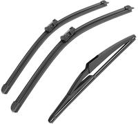 Windscreen Wiiper Blades For FIAT 500 312 2007-201 Full Set & Rear,Enhanced Clarity, Quick Installation, No Streaks