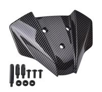 Windscreen Wind Deflector Front Air Screen Shield Motorcycle Deflector | For Duke390 Duke250 Duke 125 2024 2025 ABS Plastic Accessories Windshield(Carbon fiber look)