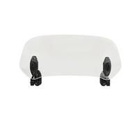 Windscreen Wind Deflectors Moto Adjustable Extension Windshield Spoiler Air Deflector For Suzuki For GSF 250 650 1250 For Bandit For Quadsport Z400 For LTZ400 AN250 Front Screen(Big white)