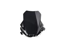 Windscreen Wind Motorcycle Adjustable Clip On Windshield Accessories For CB750 For HORNET CB 2023 street scooters(Black)