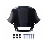 Windscreen Windshield 14.4 Inch Motorcycle Fairing Windshield Windscreen Cover For Harley Softail Low Rider ST 117 FXLRST FXRST 2022 2023 2024 Wind Deflector(BLUE)