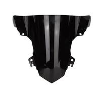 Windscreen Windshield For BMW For S1000RR 2015-2018 Double Bubble Windproof Windscreen Wind Deflector Motorcycle Accessories Moto Windshield(Black)