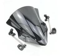 Windscreen Windshield Motorcycle Adjustable Bracket Windscreen Windshield Visor For Y&amaha MT125 FZ FZ1 FZ6 FZ8 FZ8N XJ6 MT-01 MT03 MT07 2013 Wind Deflector(BLACK)