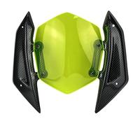 Windscreen Windshield Motorcycle Sport WindScreen Windshield Visor For Y&amaha T-MAX560 TMAX560 2020 2021 T-MAX 560 Wind Shield Screen Covers Accessories Wind Deflector(GREEN 1)