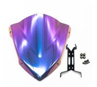 Windscreen Windshield Motorcycle Sports Front WindScreen Windshield Viser Visor For Y&amaha MT-07 MT07 FZ-07 FZ07 2014-2020 Wind Shield Screen Wind Deflector(Rainbow,2018-2020)