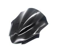Windscreen Windshield Motorcycle Sports Windscreen Windshield Visor For Y&amaha MT-09 MT09 FZ09 2017-2020 Double Bubble Wind Shield Screen Protector Kit Wind Deflector(BLACK)