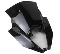 Windscreen Windshield Motorcycle Windshield Windscreen Visor For K&awasaki For Ninja 650 For Ninja650 ER 6F EX650 ER-6F ER6F 2020-2024 Wind Screen Wind Deflector(BLACK)
