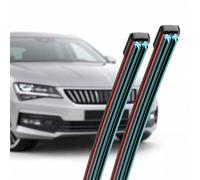 Windscreen Wiper Blades for Audi Q2 2016-2023 | 6-Layer Silicone Blade, Aerodynamic Anti-Streak & 53dB Quiet for Highway Rain & Snow, U-Hook Adapter