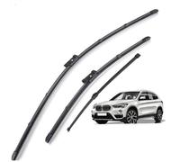 Windscreen Wiper Blades Front Rear for BMW X1 F48 2015-2022, Replacement Wiper Blades Front Rear Classic Replacement 3 pcs